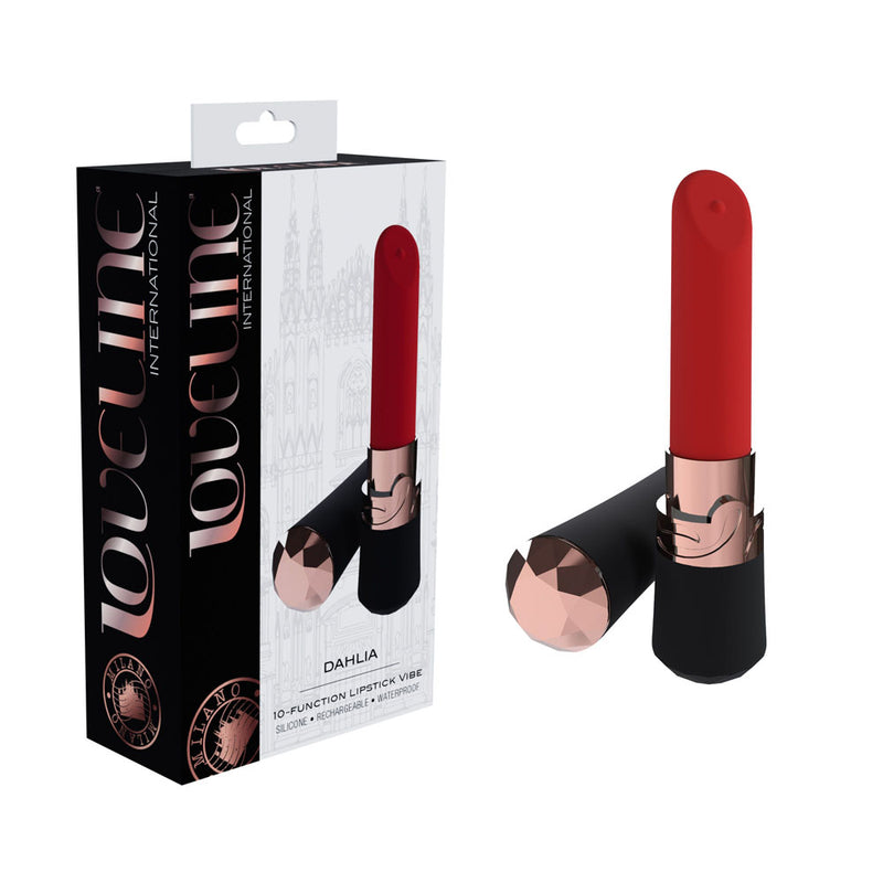 Shots Toys LOVELINE Dahlia USB Rechargeable Lipstick Vibrator 12.5cm