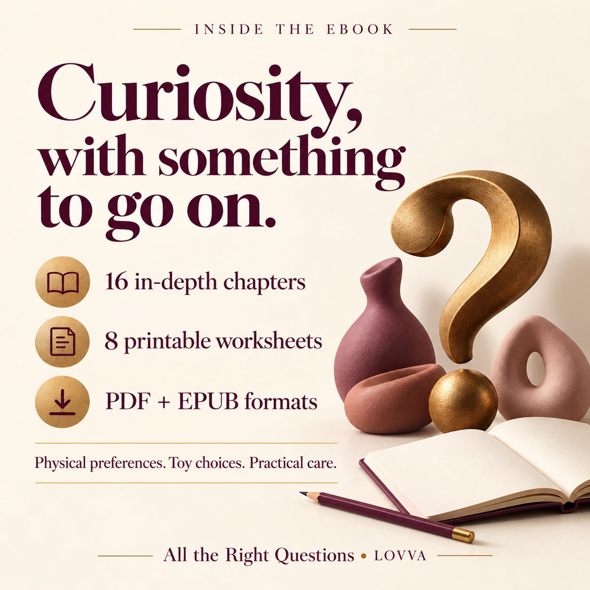 All the Right Questions: Your Body, Pleasure & Intimate Toys Ebook LOVVA