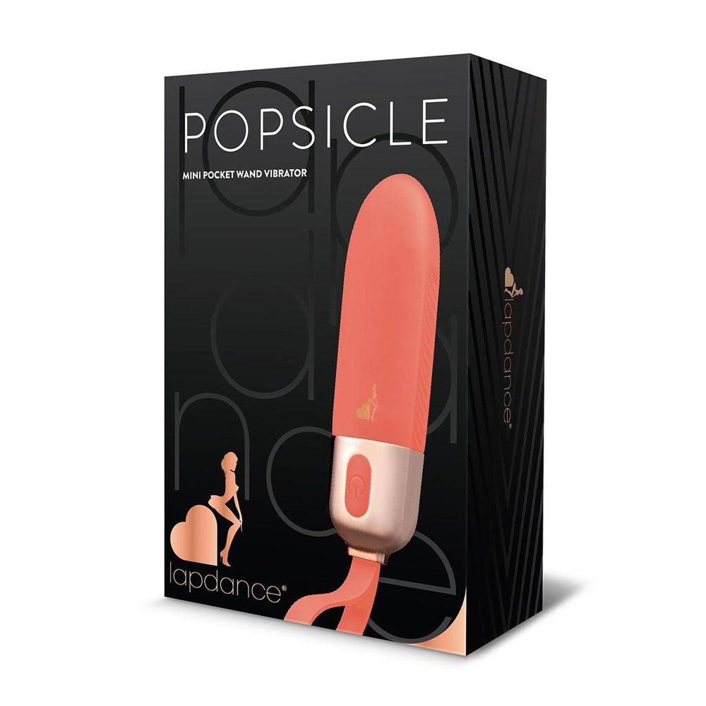 Xgen Products LAPDANCE Popsicle Mini Pocket Wand USB Rechargeable Bullet Vibrator Pink Xgen Products Main image