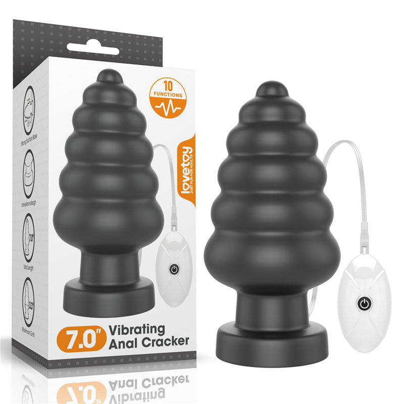 Lovetoy King Sized Vibrating Anal Cracker Vibrating Butt Plug XL 7 Inch Lovetoy Main image