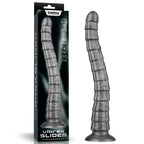 Lovetoy King Sized Vibrating Vibrax Slider USB Rechargeable Vibrating Dildo Grey Lovetoy
