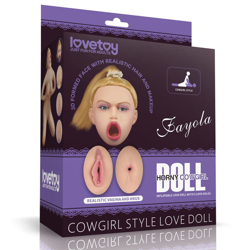 Lovetoy Fayola Horny Cowgirl Inflatable Love Doll