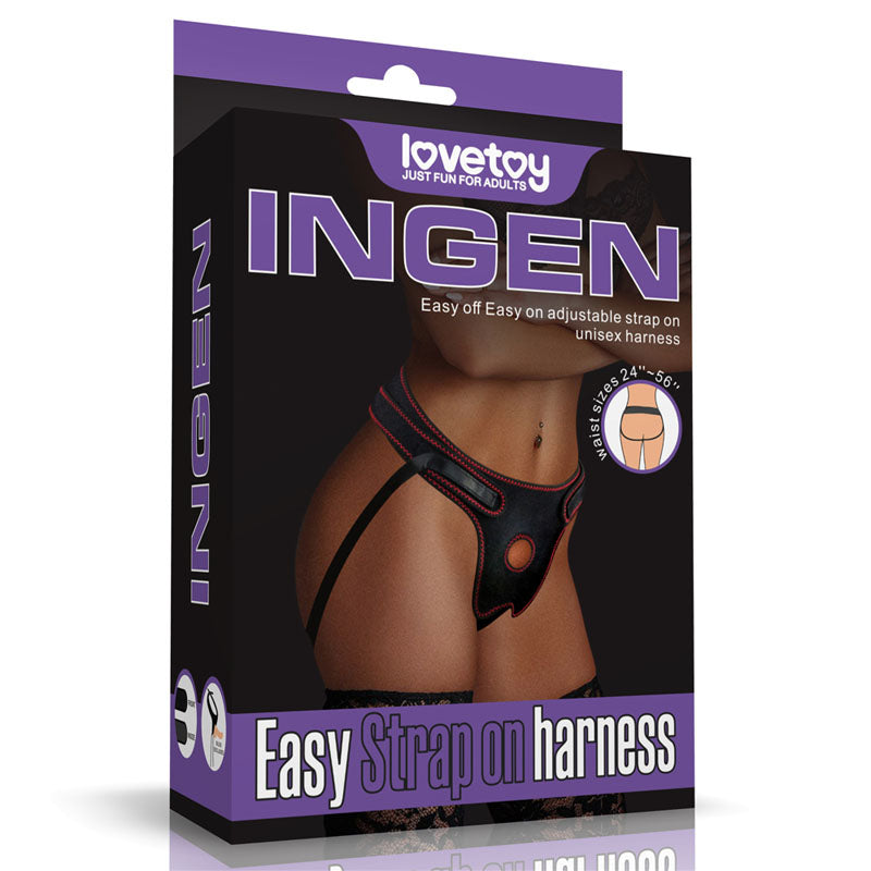 Lovetoy Ingen Easy Adjustable Strap On Harness - No Probe Included Lovetoy