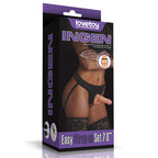 Ingen Easy Strap-On Set - Flesh 17.8 cm (7'') Strap-On Lovetoy