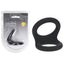 Shots Toys LEVELZ Double O Silicone Cock & Ball Ring Large Black Shots Toys