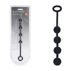 Shots Toys LEVELZ Round Silicone Anal Balls 20mm Black Shots Toys