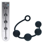 Shots Toys LEVELZ Round Anal Balls Beads Black Shots Toys