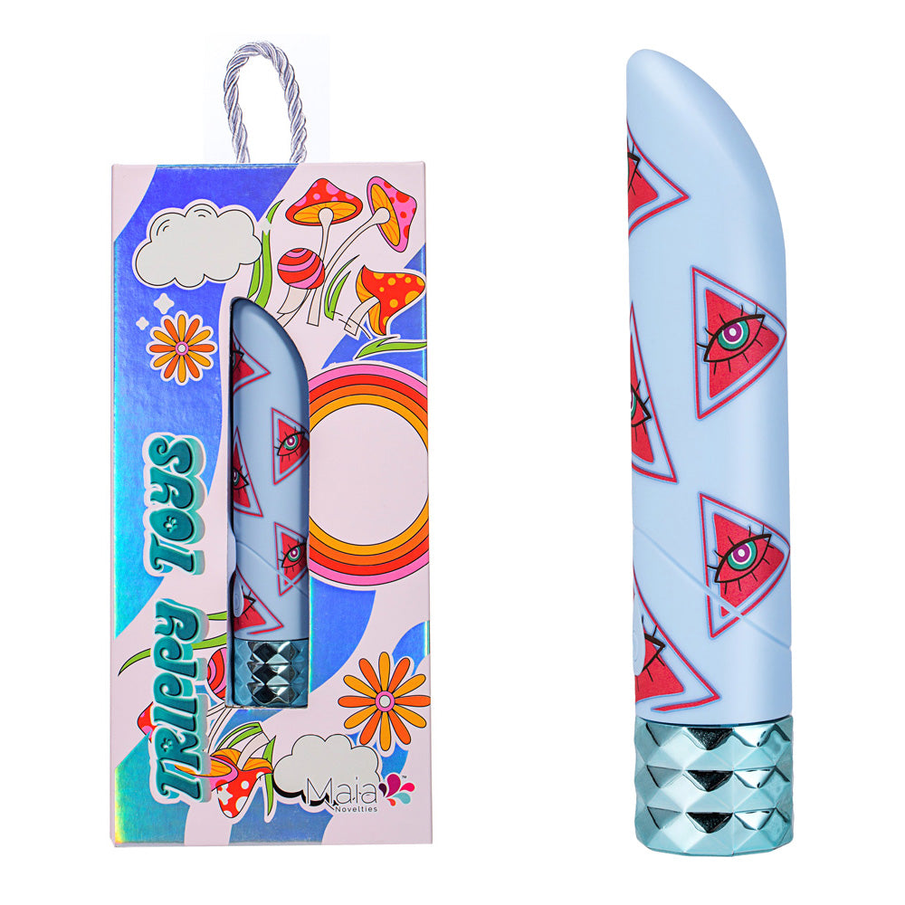 Maia GRATEFUL DEB USB Rechargeable Bullet Vibrator Blue Maia Toys