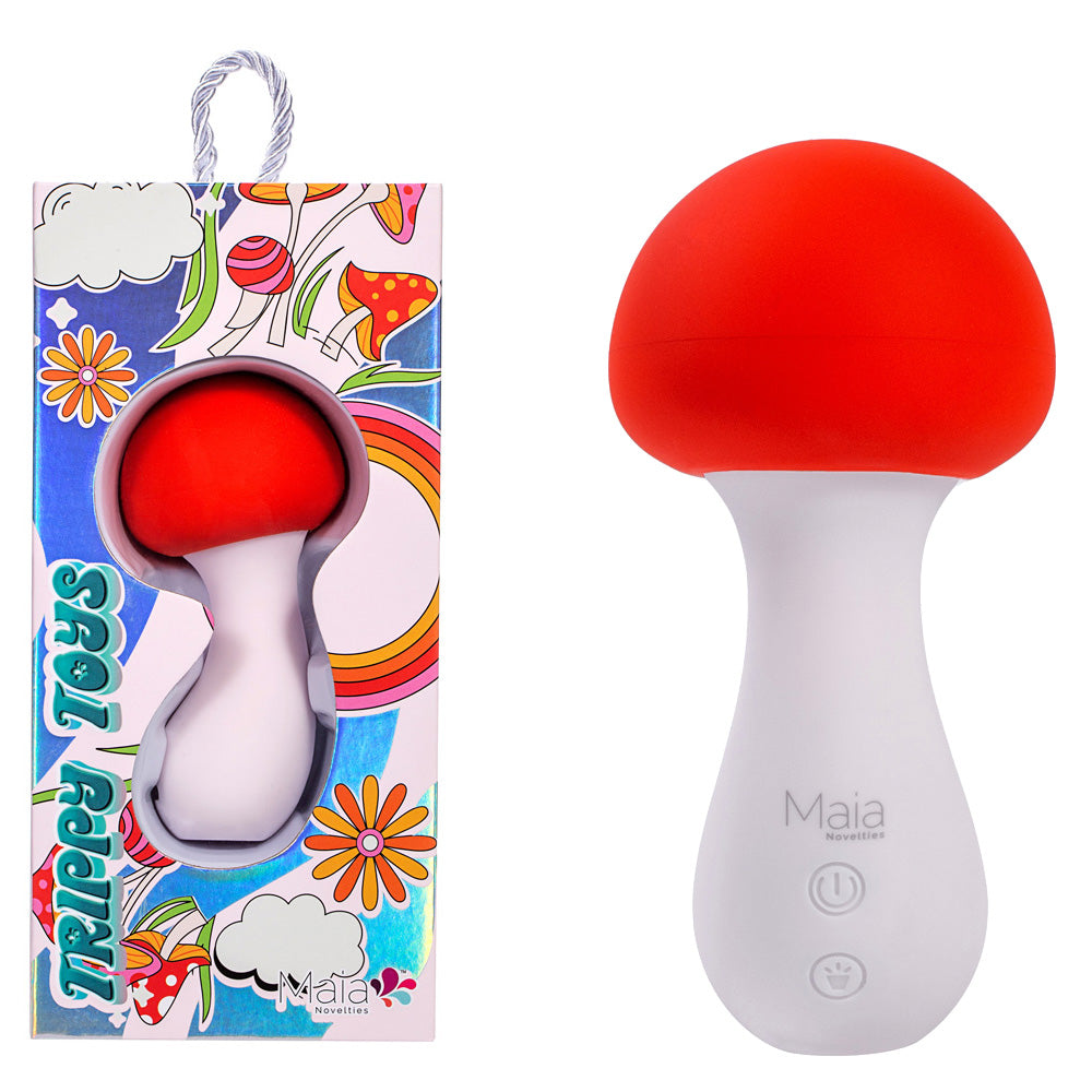 Maia SHROOMIE USB Rechargeable Mushroom Shaped Vibrator 11.5cm Maia Toys