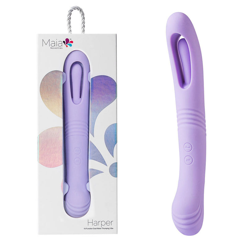 Maia HARPER USB Rechargeable Vibrator 24.1cm