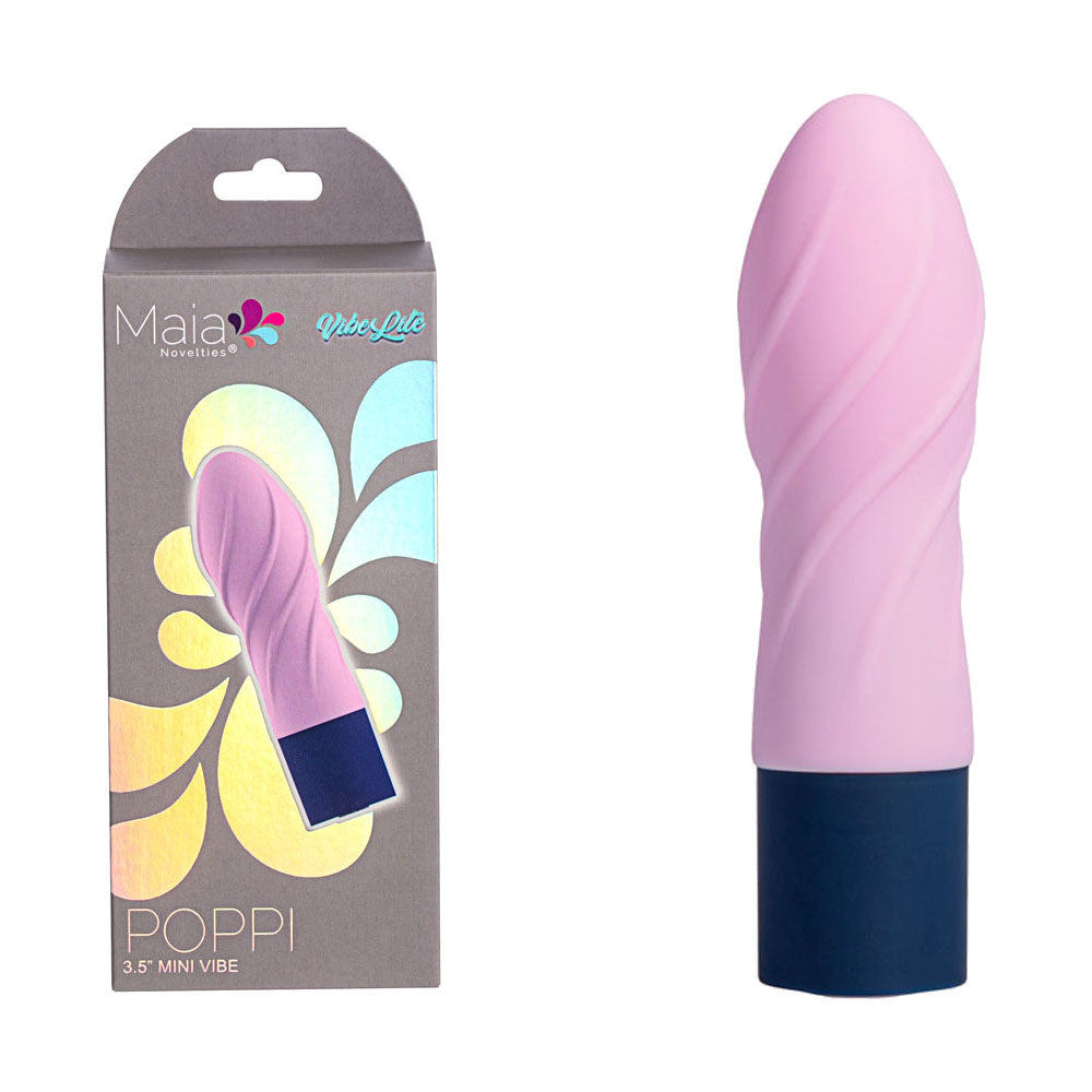 Maia POPPI USB Rechargeable Bullet Vibrator 8.9cm Maia Toys