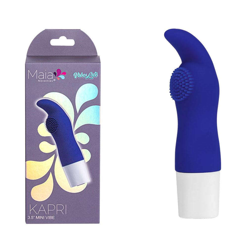 Maia KAPRI USB Rechargeable Bullet Vibrator 8.9cm Blue Maia Toys