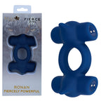 Maia RONAN USB Rechargeable Dual Vibrating Cock Ring Blue Maia Toys