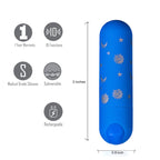 Maia Luna USB Rechargeable Bullet Vibrator 7.6cm Blue Maia Toys