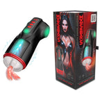 Shots Toys MASTURS Raven USB Rechargeable Vibrating & Sucking Auto Stroker With Augmented Reality Shots Toys