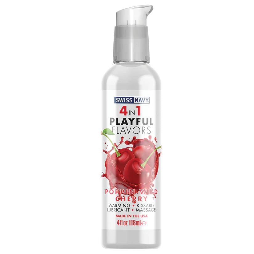 Md Science Swiss Navy 4 In 1 Playful Flavors Water Based Lubricant 4 Oz Secondary image