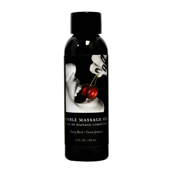 Earthly Body Flavoured Edible Massage Oil 59ml Bottle