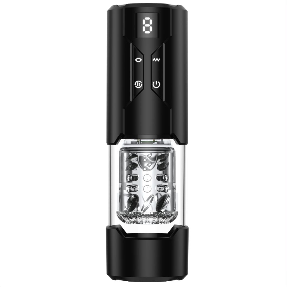 Daytona Man Valerian LCD Thrusting Vibrating & Rotating Masturbator Daytona Man