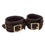 Bound Nubuck Leather Wrist Restraints Bound