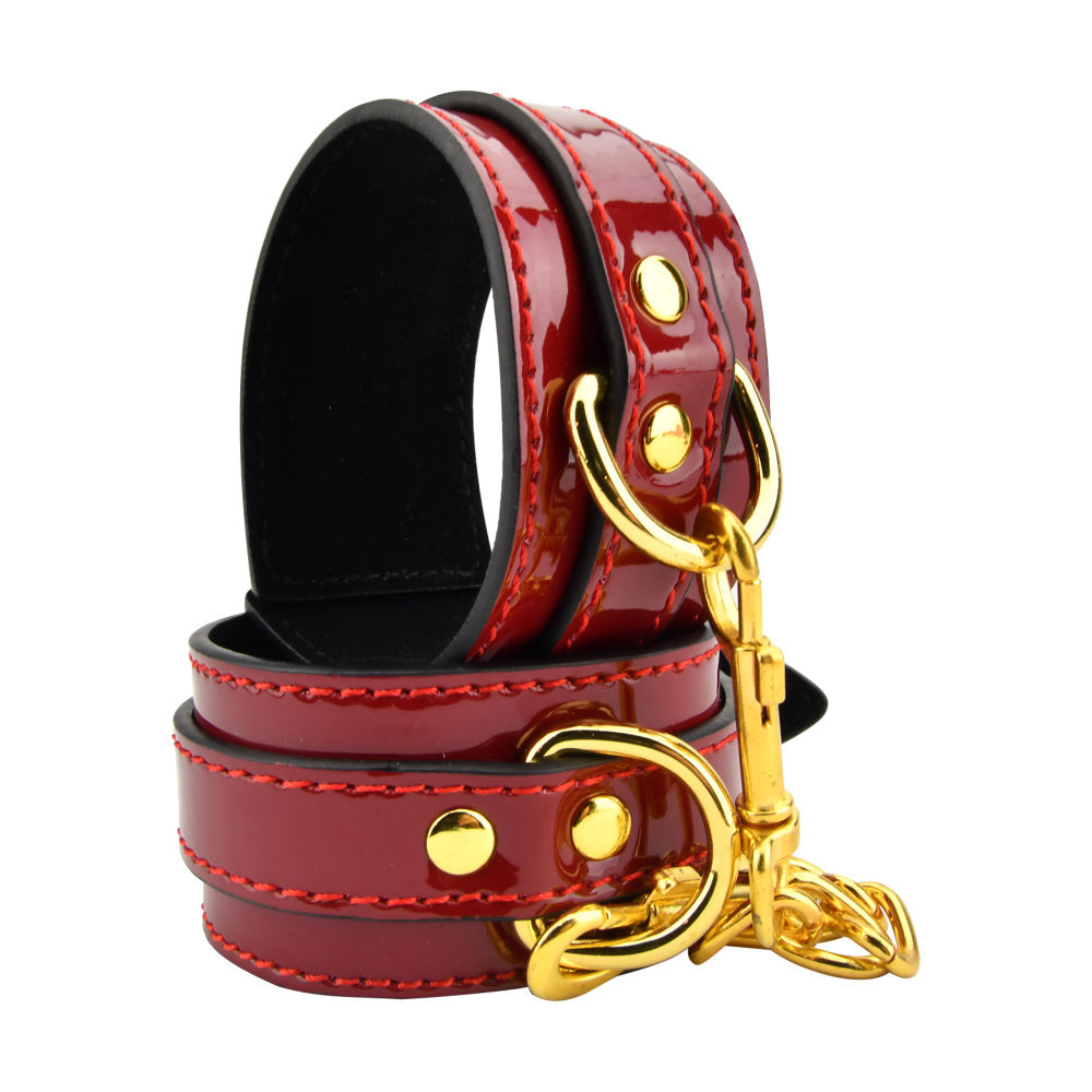 Bound to Please Wrist Cuffs Red Bound to Please