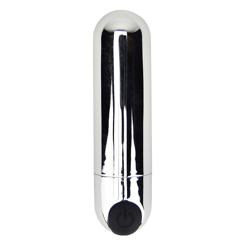 Loving Joy 10 Function Rechargeable Bullet Vibrator Silver Loving Joy