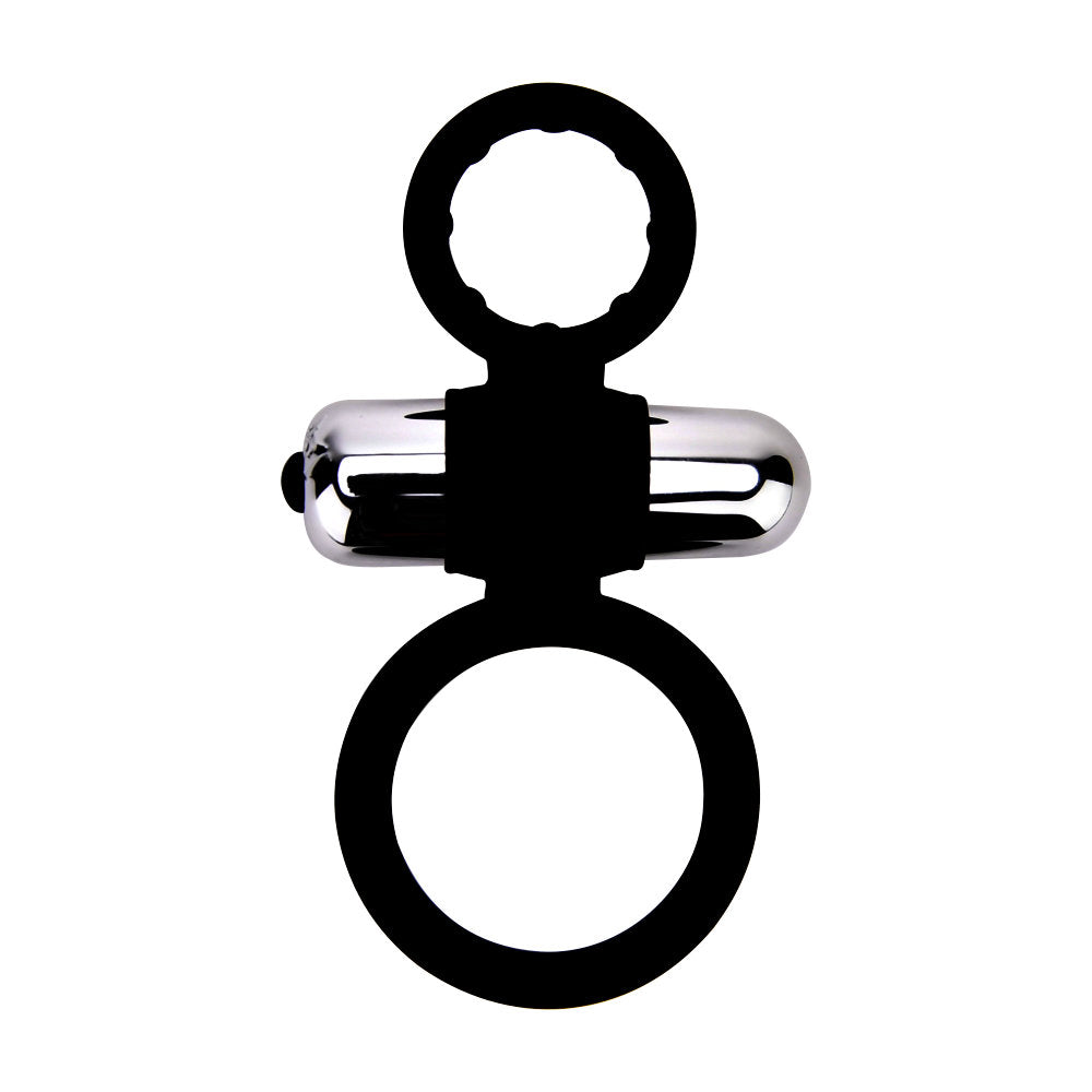 Loving Joy Silicone Vibrating Cock & Ball Ring Loving Joy