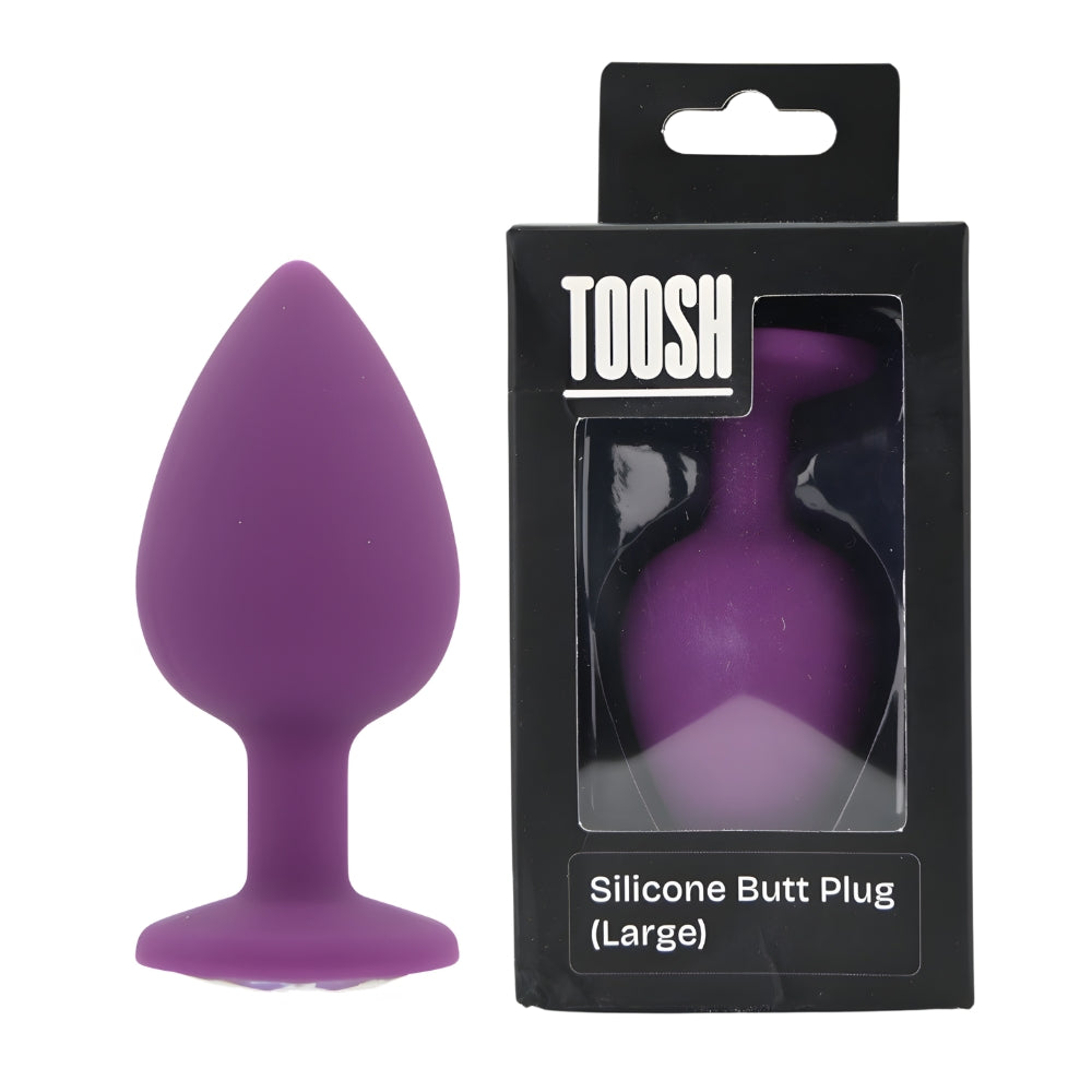 Toosh Purple Silicone Butt Plug Toosh