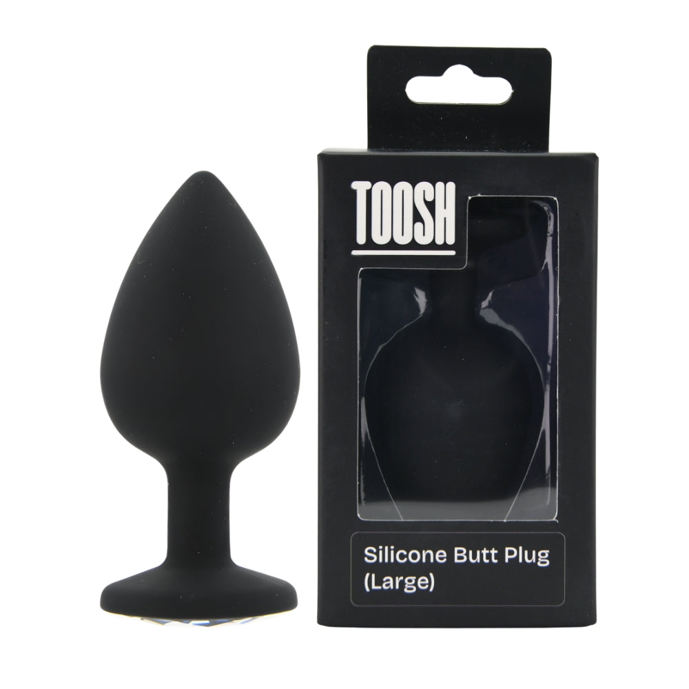 Toosh Black Silicone Butt Plug Toosh