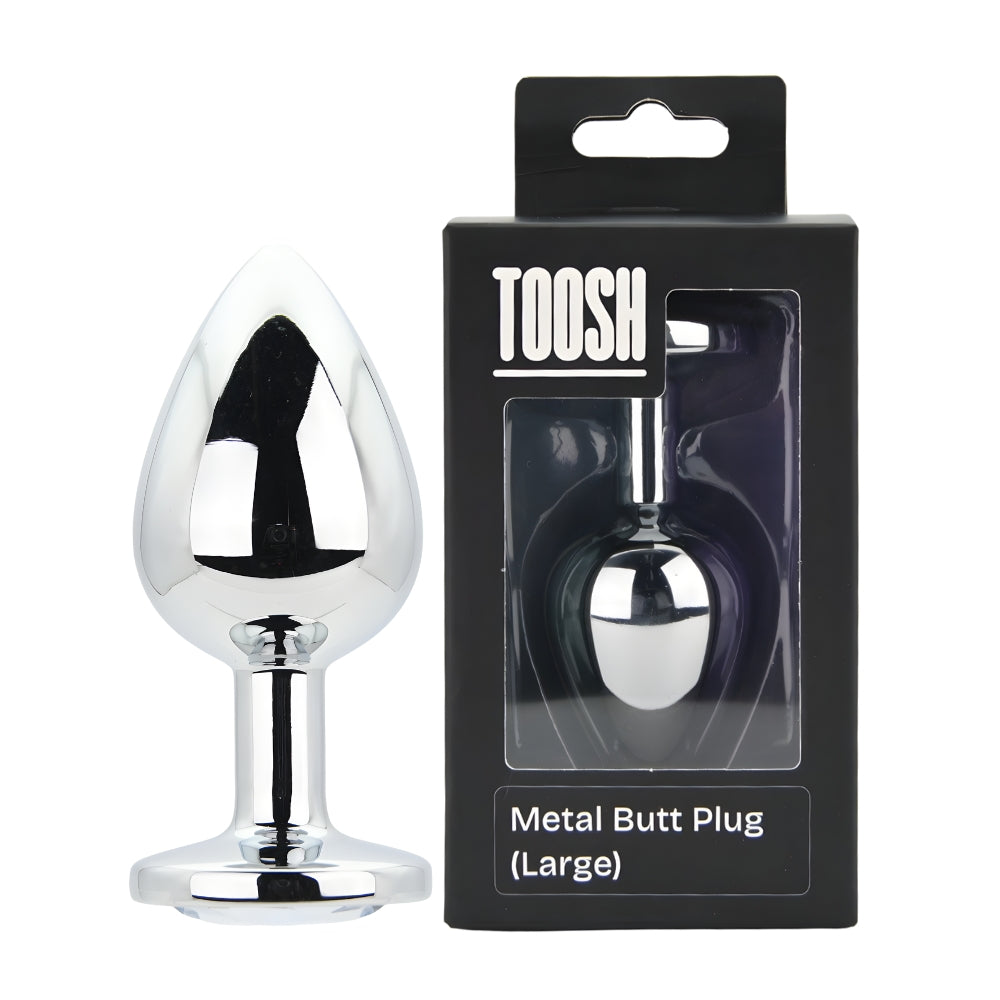 Toosh Silver Metal Butt Plug Large Toosh Main image