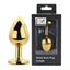 Toosh Gold Metal Butt Plug Large Toosh