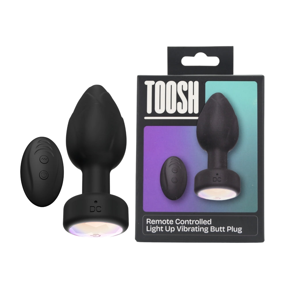 Toosh Remote Controlled Light Up Vibrating Butt Plug Toosh Main image