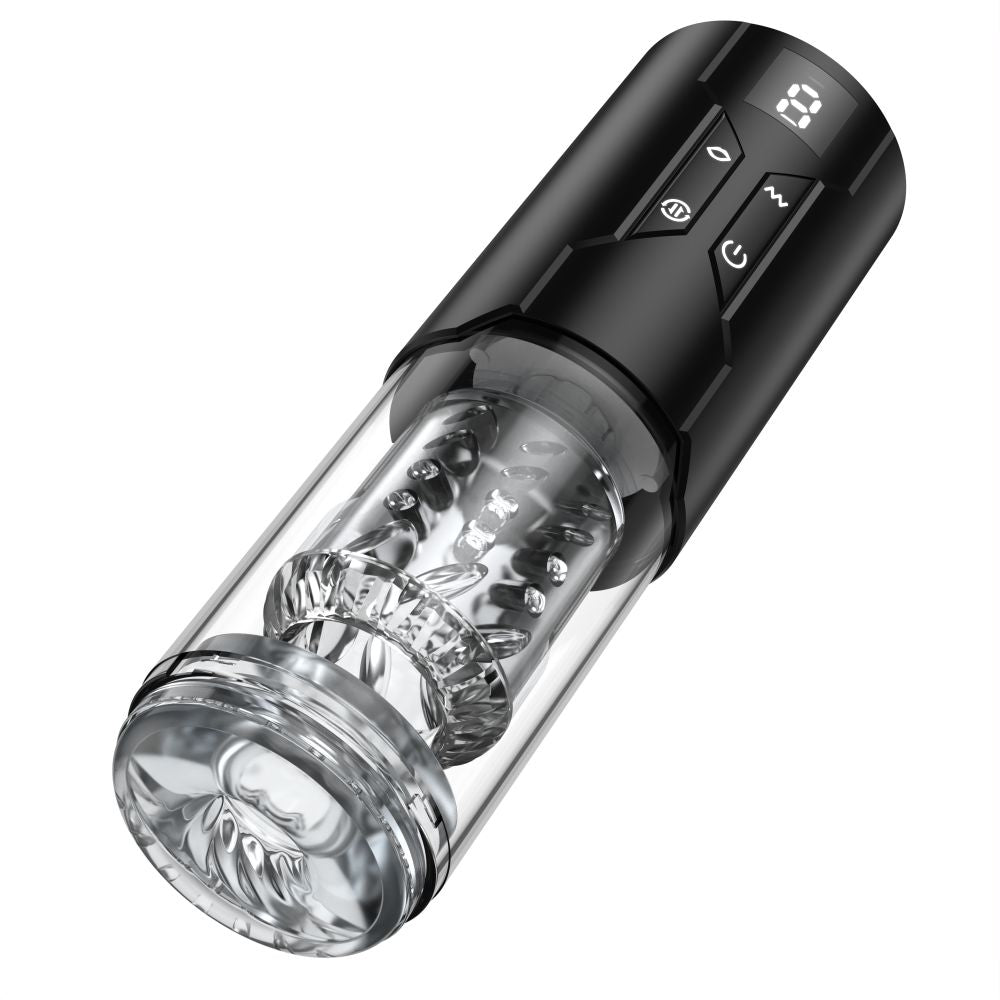 Daytona Man Valerian LCD Thrusting Vibrating & Rotating Masturbator Daytona Man