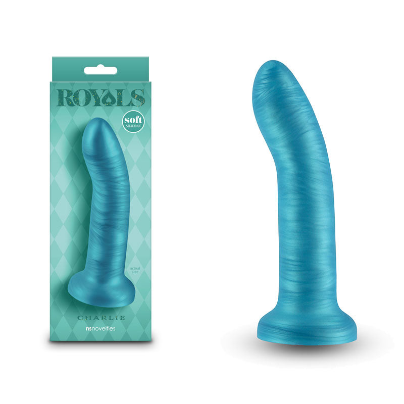 NS Novelties Royals Dong 6 Inch Metallic Blue