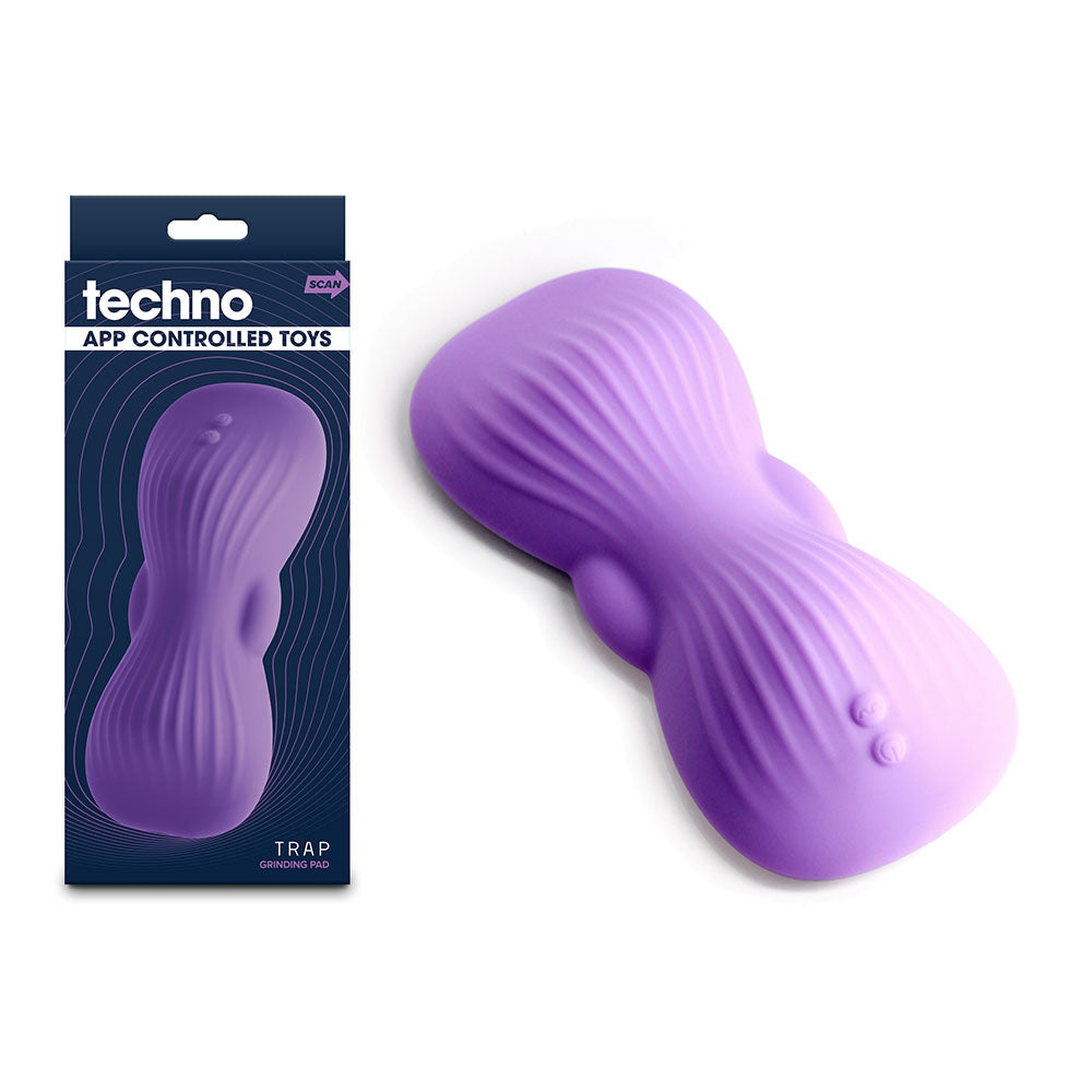 NS Novelties Techno Trap USB Rechargeable Vibrating Grind Pad With App Control NS Novelties