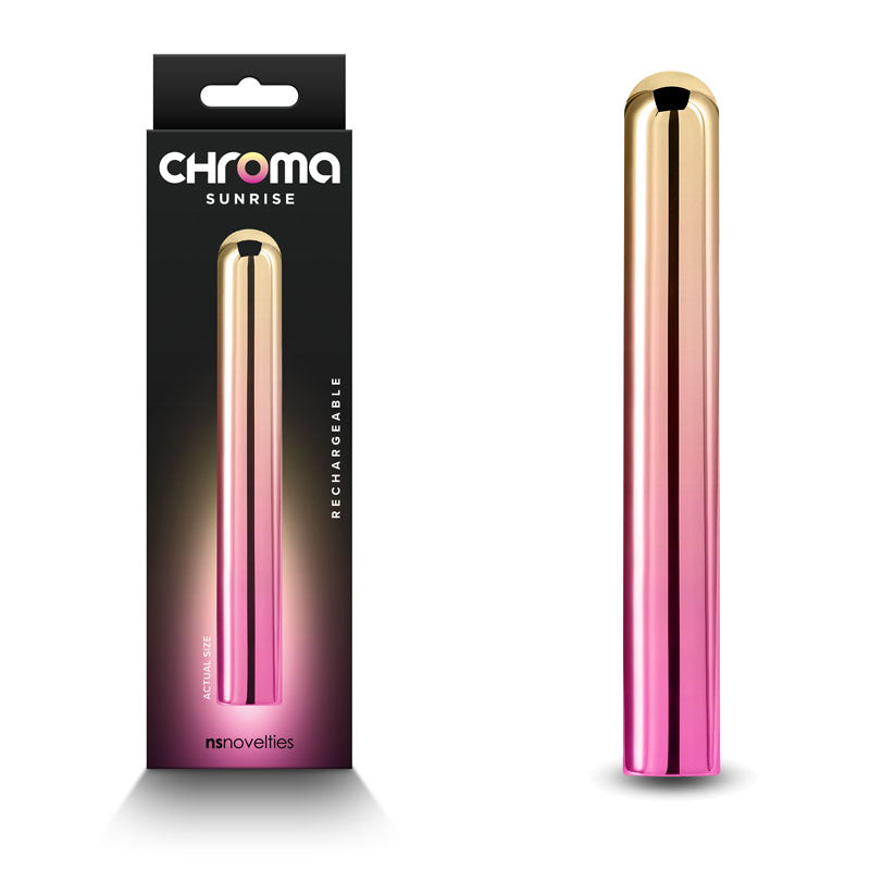 NS Novelties Chroma Sunrise USB Rechargeable Vibrator Large 13.8cm NS Novelties Main image
