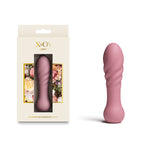 NS Novelties X and Os Love USB Rechargeable Bullet Vibrator 10.7cm Dusty Rose NS Novelties