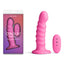 NS Novelties Colours Ribbed USB Rechargeable Vibrating Dildo With Wireless Remote 16.5 cm NS Novelties