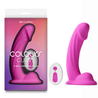 NS Novelties Colours Curve USB Rechargeable Vibrating Dildo With Wireless Remote 6 Inch NS Novelties