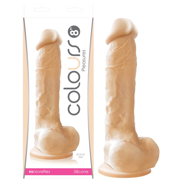 NS Novelties Colours Pleasures Dong 8 Inch Flesh NS Novelties Main image