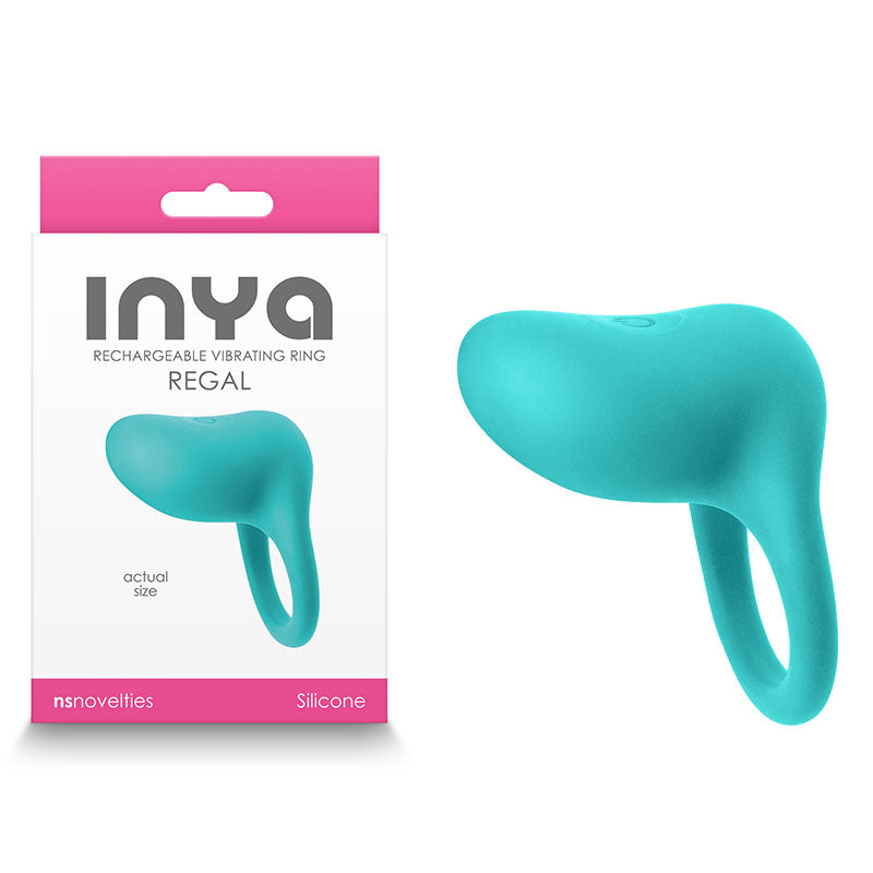 NS Novelties INYA Regal USB Rechargeable Finger Stimulator Teal NS Novelties Main image