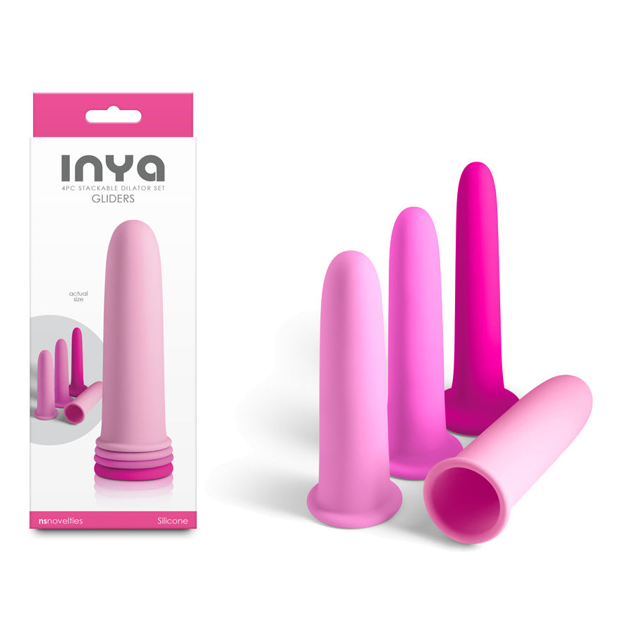 NS Novelties INYA Gliders 4 Piece Dilator Set Pink NS Novelties