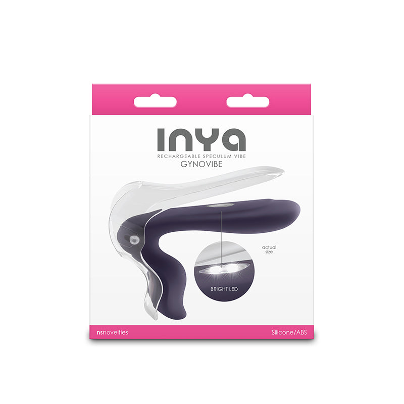 NS Novelties INYA GynoVibe USB Rechargeable Speculum Vibrator Grey NS Novelties Main image