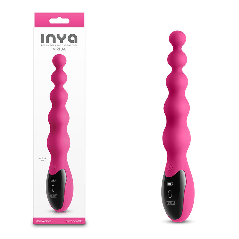 NS Novelties INYA Virtua USB Rechargeable Beaded Vibrator 23.9cm