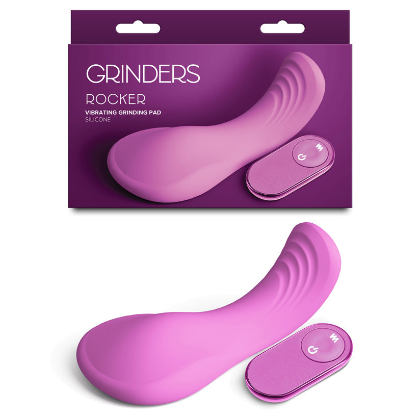 NS Novelties Grinders Rocker USB Rechargeable Vibrating Grinder Pad With Remote Pink NS Novelties