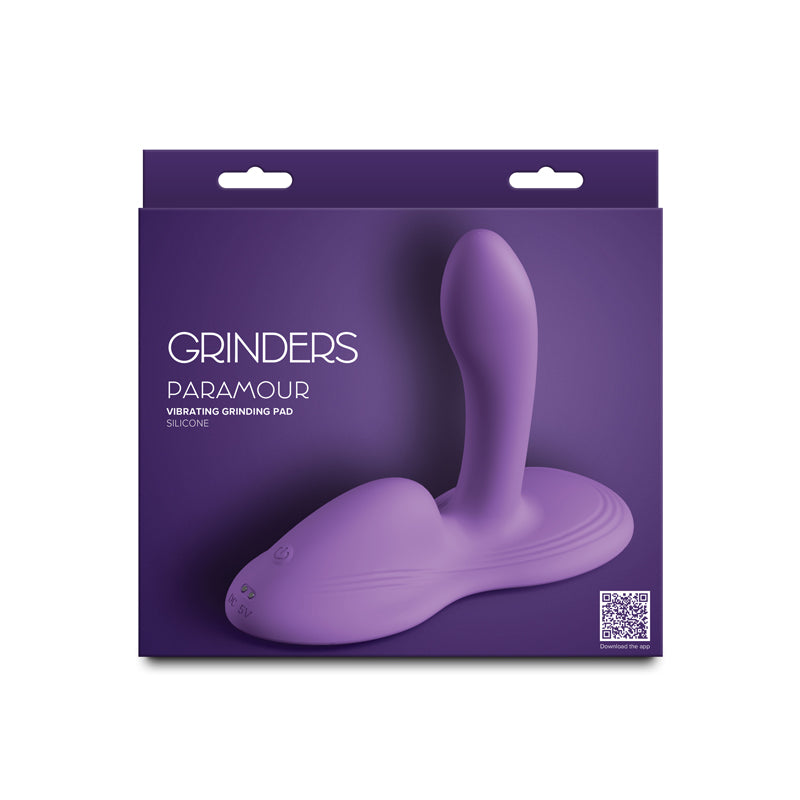 NS Novelties Grinders Paramour USB Rechargeable Vibrating Grinder Pad Purple NS Novelties
