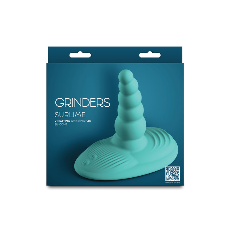 NS Novelties Grinders Sublime USB Rechargeable Vibrating Grinder Pad Aqua NS Novelties Main image