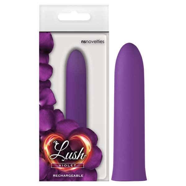 NS Novelties Lush Violet USB Rechargeable Mini Vibrator 3.7 Inch