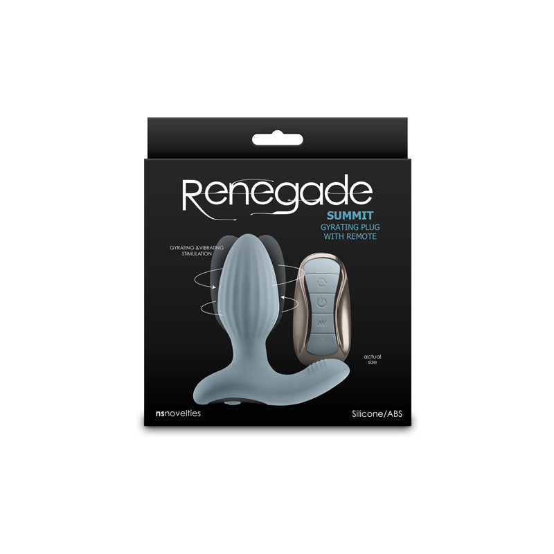 NS Novelties Renegade Summit USB Rechargeable Vibrating Butt Plug With Remote