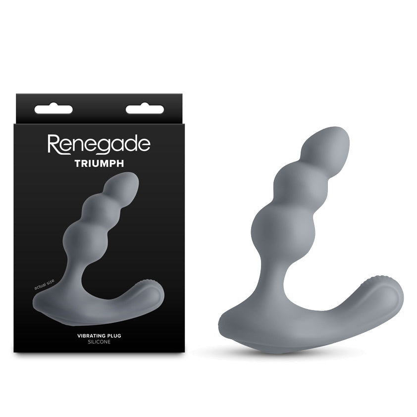 NS Novelties Renegade Thumper USB Rechargeable Prostate Massager 13.1 cm Grey NS Novelties