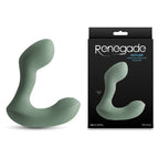 NS Novelties Renegade Outlaw USB Rechargeable Vibrating Prostate Massager 12cm Sage Green NS Novelties
